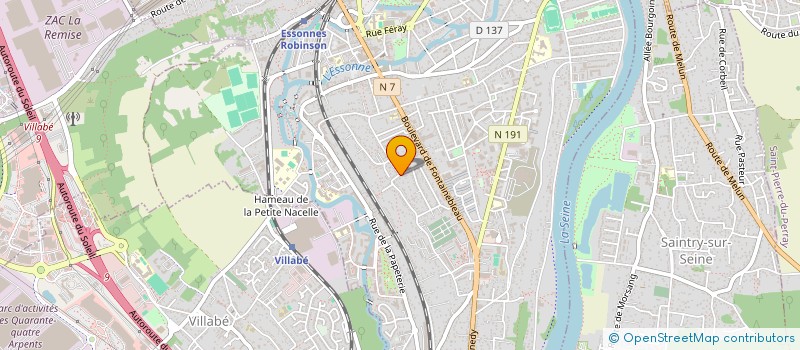 localisation de l'entreprise 186 KENNEDY à CORBEIL-ESSONNES