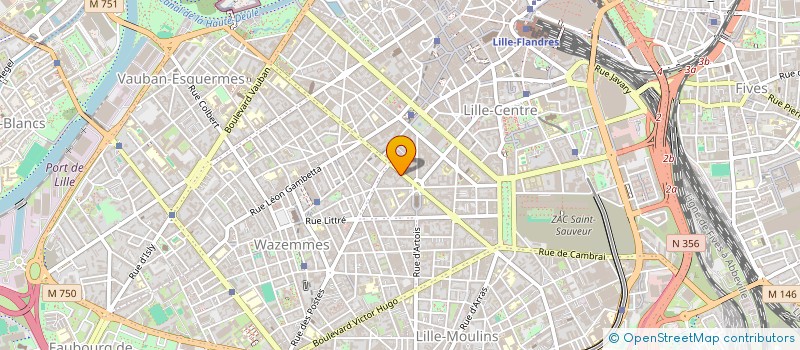 localisation de l'entreprise 186 SOLFERINO  LIEVIN