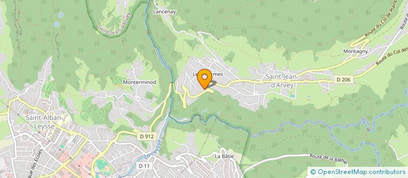 localisation de l'entreprise 1863M  SAINT-JEAN-D'ARVEY