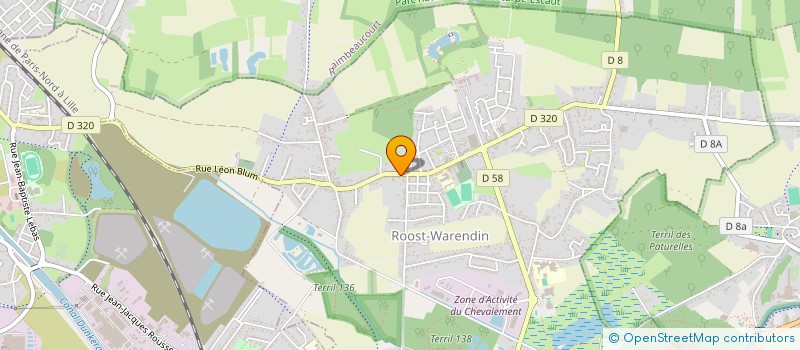 localisation de l'entreprise 188 PLACE DU BARLET  ROOST-WARENDIN