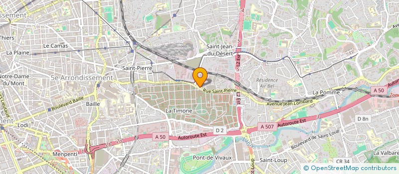 localisation de l'entreprise 18EM PARALLELE à MARSEILLE