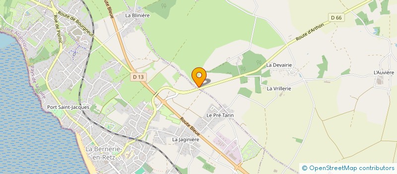 localisation de l'entreprise 18MOULINSART  PORNIC