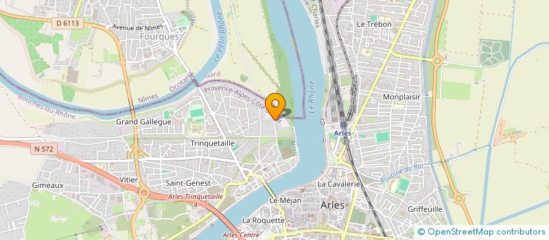 localisation de l'entreprise 19-21 à ARLES
