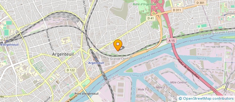 localisation de l'entreprise 19 21 RUE HENRI VASSEUR 95100 ARGENTEUIL  ARGENTEUIL