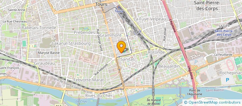 localisation de l'entreprise 19-84  TOURS