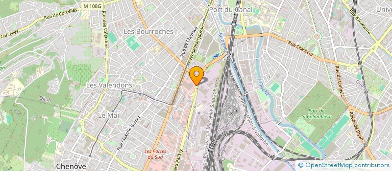 localisation de l'entreprise 19 CHAMPEAU à DIJON