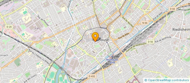 localisation de l'entreprise 19 COIFFURE  MULHOUSE