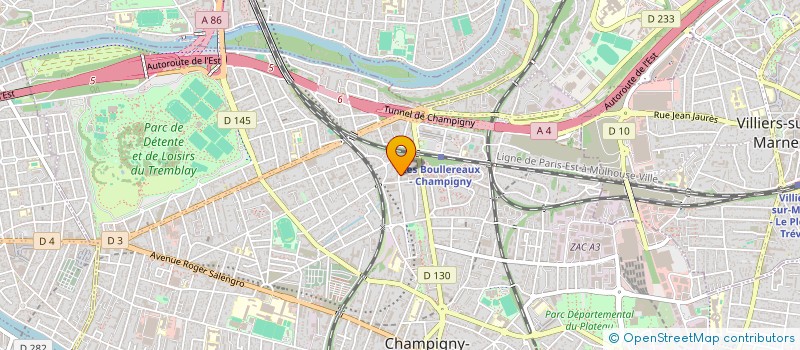 localisation de l'entreprise 19 DEGRES à CHAMPIGNY-SUR-MARNE