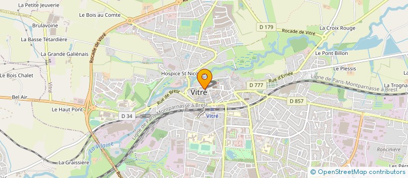 localisation de l'entreprise 19 NOVEMBRE à VITRE