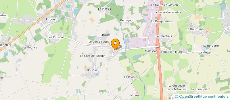 localisation de l'entreprise 19 ROI ALBERT  LA GRIGONNAIS