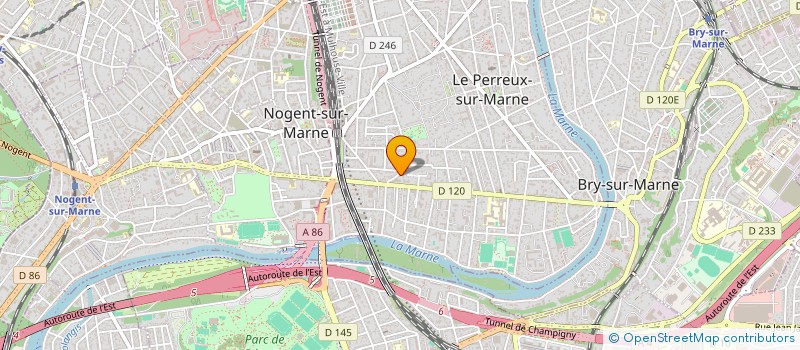 localisation de l'entreprise 19 RUE DES PARCLAIRS  LE PERREUX-SUR-MARNE