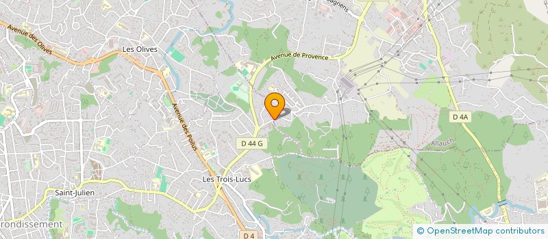 localisation de l'entreprise 19 RUE VENTURE  ALLAUCH