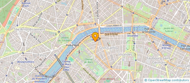 localisation de l'entreprise 191 A 195 RUE DE L UNIV 75007 PARIS  PARIS