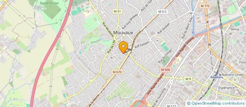 localisation de l'entreprise 1914LG  MOUVAUX