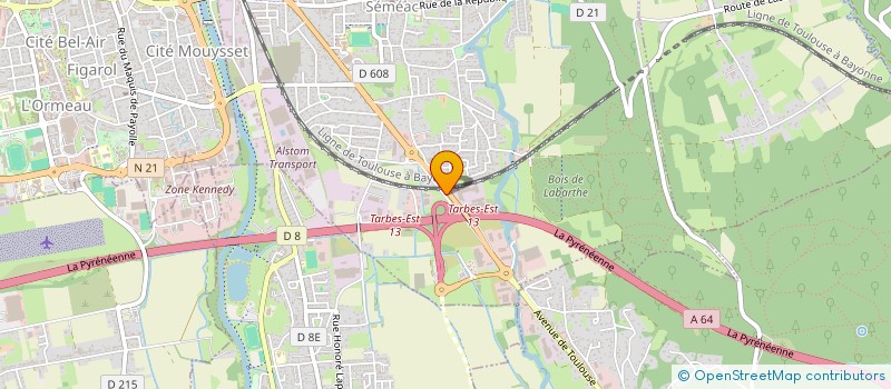 localisation de l'entreprise 1921  SEMEAC