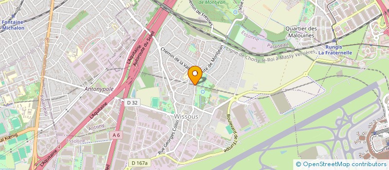 localisation de l'entreprise 1927  WISSOUS