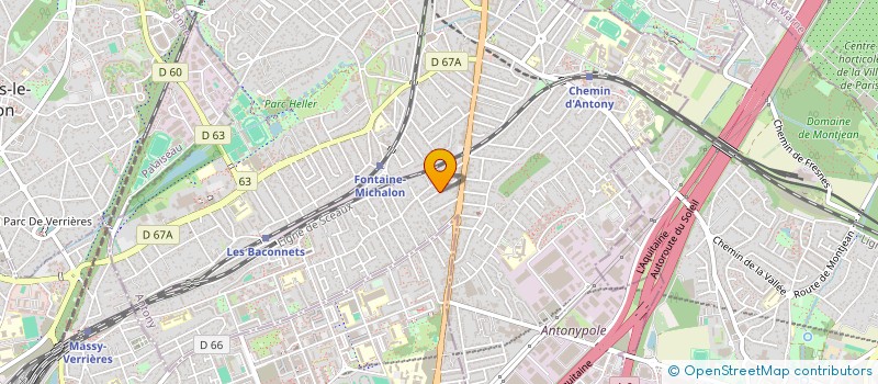 localisation de l'entreprise 1936 CONSULTING à ANTONY