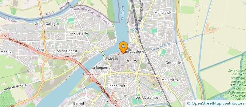 localisation de l'entreprise 1958  ARLES