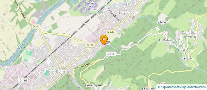 localisation de l'entreprise 1968  DOMENE