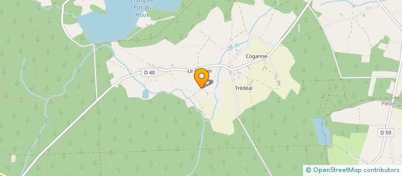 localisation de l'entreprise 1975 LF  PAIMPONT