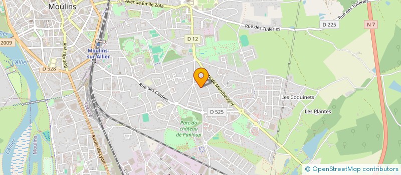 localisation de l'entreprise 1976  YZEURE