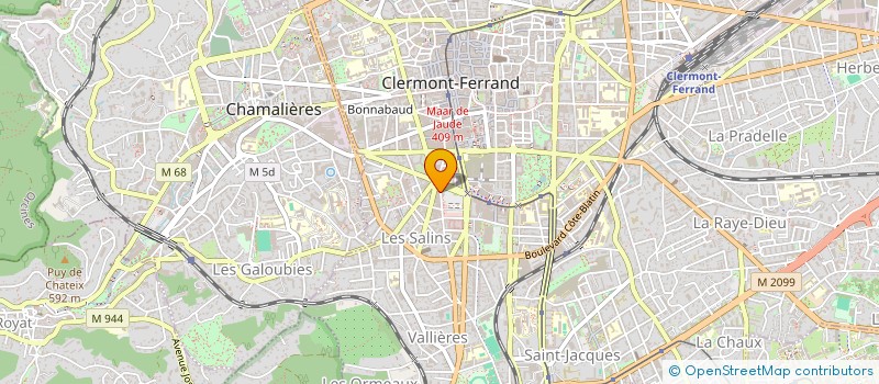 localisation de l'entreprise 1984  CLERMONT-FERRAND