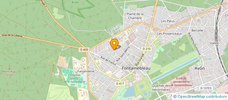 localisation de l'entreprise 1984 FILMS à FONTAINEBLEAU