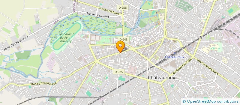 localisation de l'entreprise 1985 à CHATEAUROUX