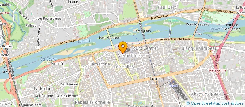 localisation de l'entreprise 1988  TOURS