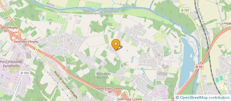 localisation de l'entreprise 1989 ADPR  SAINT-YRIEIX-SUR-CHARENTE