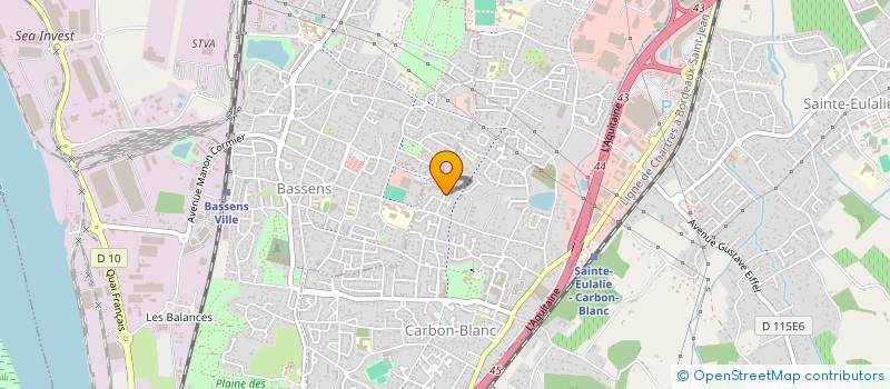 localisation de l'entreprise 1992 INVEST  CARBON-BLANC