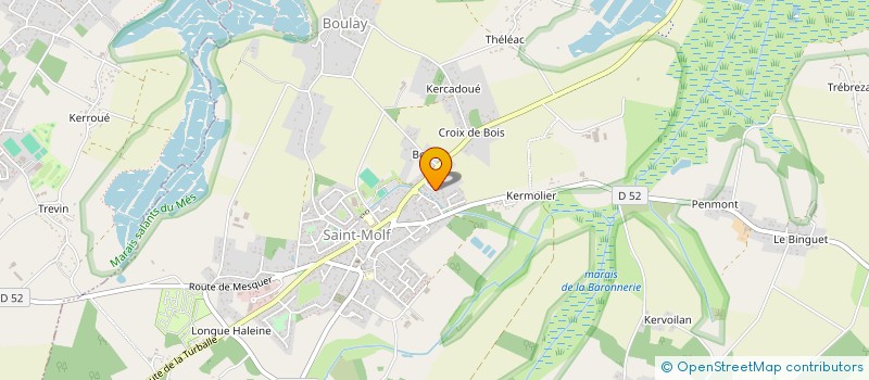 localisation de l'entreprise 1997 ARCHITECTURE  SAINT-MOLF