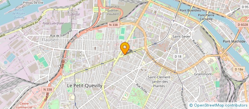 localisation de l'entreprise 1997 CUT  ROUEN