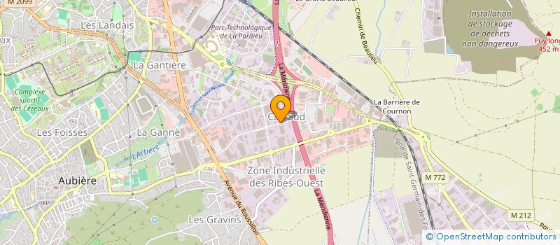 localisation de l'entreprise 1997INVEST à AUBIERE