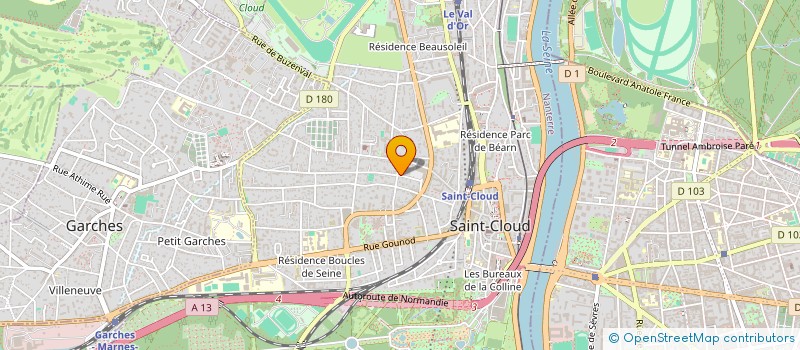 localisation de l'entreprise 19T à SAINT-CLOUD