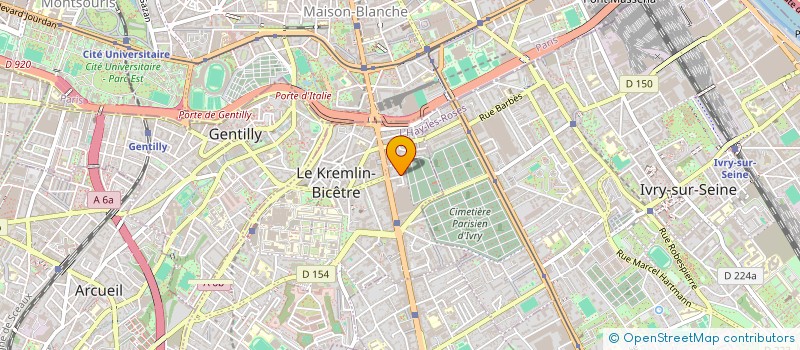 localisation de l'entreprise 19TH  LE KREMLIN-BICETRE