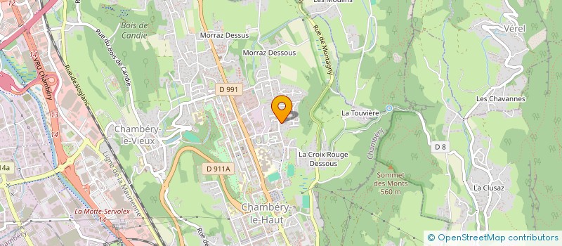 localisation de l'entreprise 1B2L TP RESEAUX  CHAMBERY