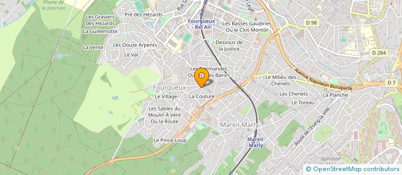 localisation de l'entreprise 1BIS RUE DES MERVEILLES  SAINT-GERMAIN-EN-LAYE