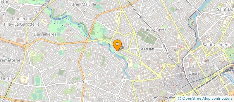 localisation de l'entreprise 1D ZIK à NANTES
