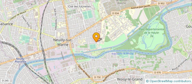 localisation de l'entreprise 1D4 CONSULTING à NEUILLY-SUR-MARNE
