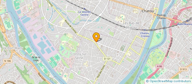 localisation de l'entreprise 1DAYCITYTOURS.COM  CROISSY-SUR-SEINE