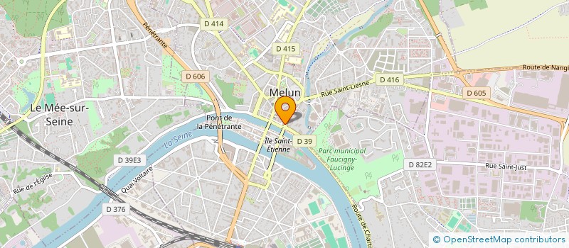 localisation de l'entreprise 1EB  MELUN