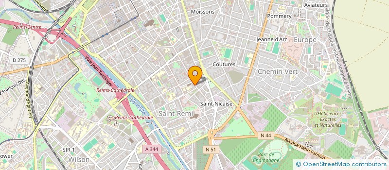 localisation de l'entreprise 1ENFANT2PARENTS  REIMS