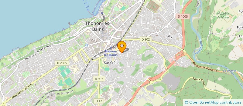 localisation de l'entreprise 1ER DAN à THONON-LES-BAINS