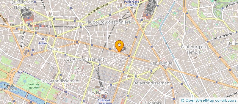 localisation de l'entreprise 1ER DEGRE  PARIS