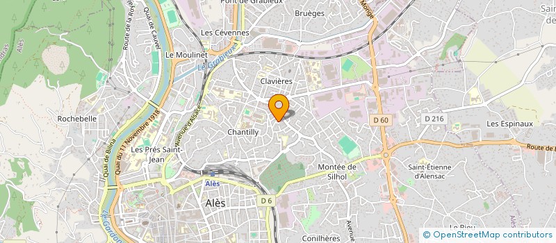 localisation de l'entreprise 1ER ELEC  ALES