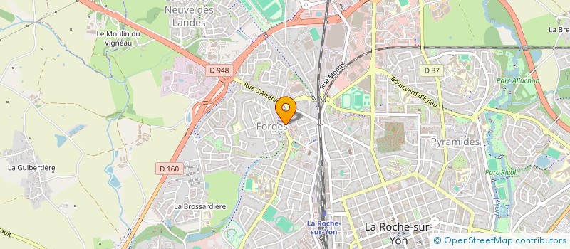 localisation de l'entreprise 1ER MAI à LA ROCHE-SUR-YON