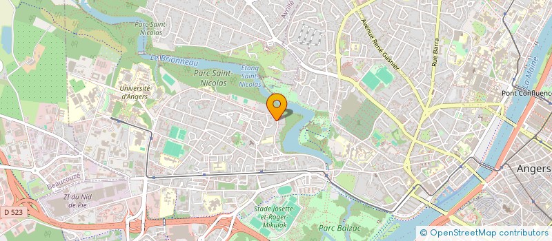 localisation de l'entreprise 1ER RGM D'UNION à ANGERS
