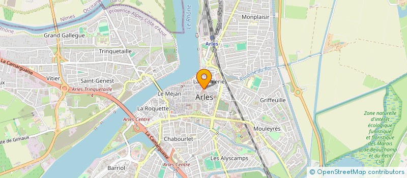 localisation de l'entreprise 1ER SIECLE  ARLES