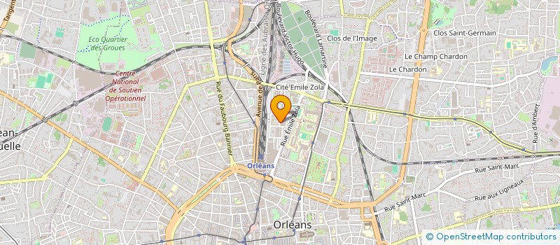 localisation de l'entreprise 1ERE COMPAGNIE D'ARC D'ORLEANS à ORLEANS